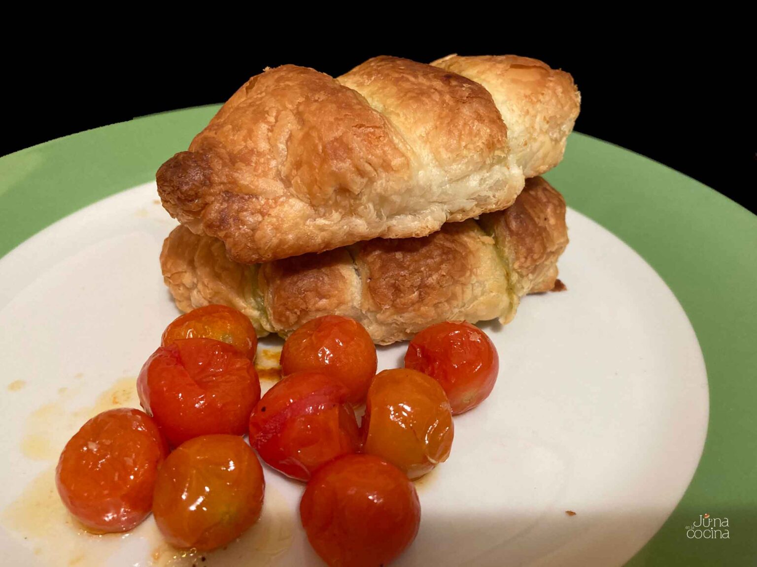 Pastel de hojaldre de pollo y pesto de Jaime Oliver Juna En La Cocina